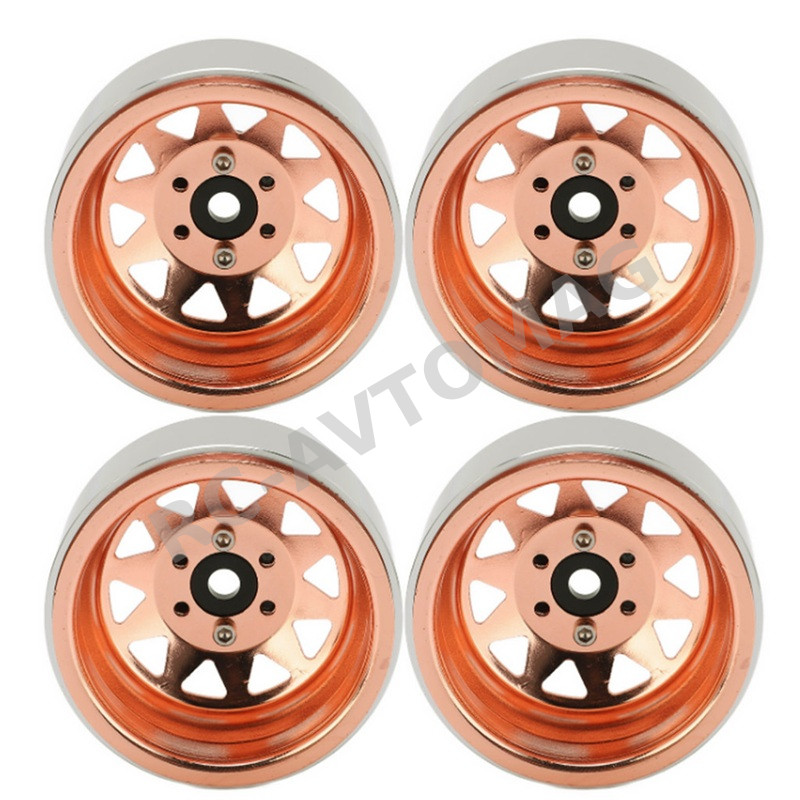 Диски бедлоки RC-Avtomag (#AV-CW19271GD) 1.9'' Aluminum Quality-Anger Beadlock Crawler Wheels