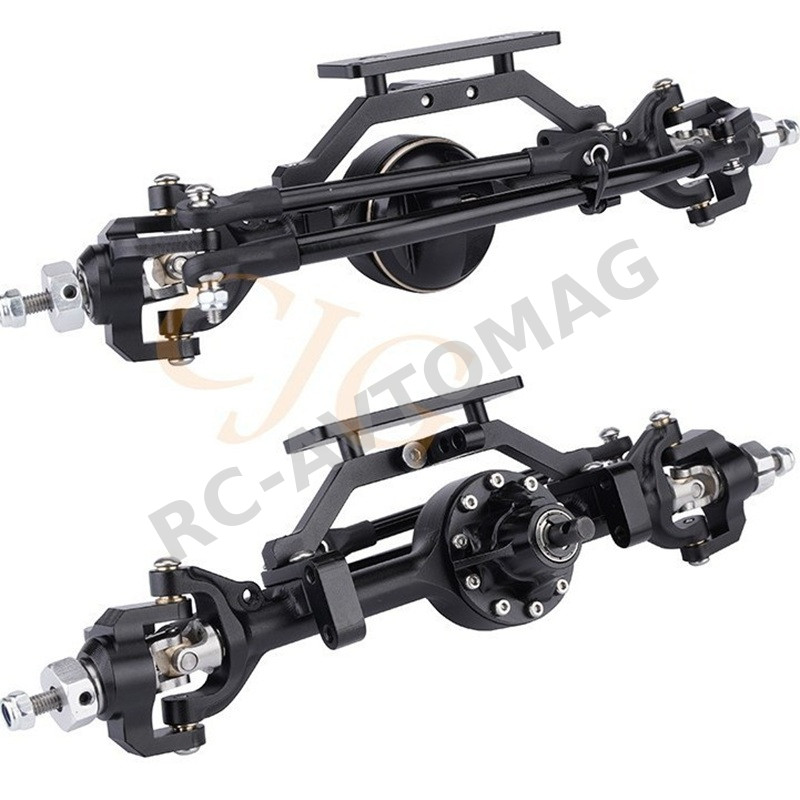 Мосты металлические перед/зад RC-Avtomag (#AV-B19182) Aluminum Front & Rear Axles B: Black