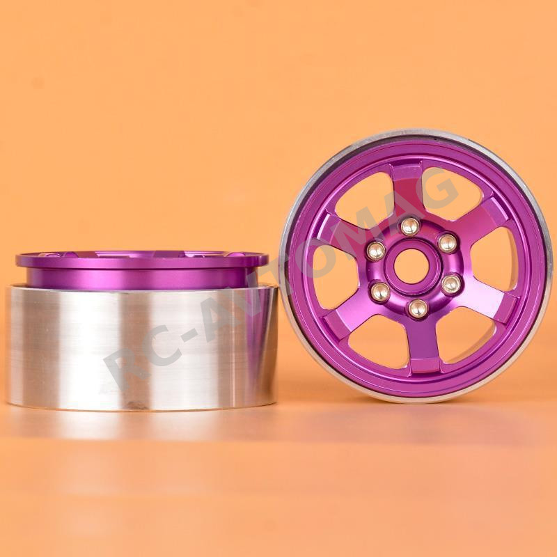 Диски бедлоки RC-Avtomag (#AV-CW18076PU) 1.9'' Aluminum Quality-Anger Beadlock Crawler Wheels