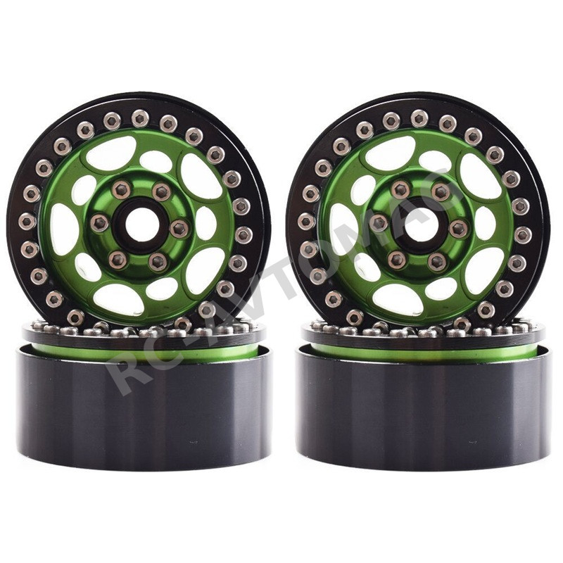 Диски бедлоки RC-Avtomag (#AV-CW19434GR) 1.9'' Aluminum Quality-Anger Beadlock Crawler Wheels