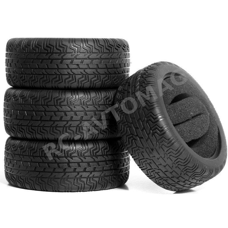 Шины шоссейные RC-Avtomag  (#AV-RC1022) Black Tire Set, 0* 4 pcs