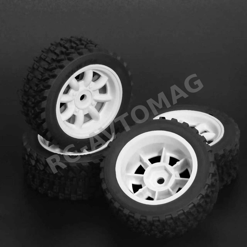 Колеса шоссейные Tamiya (#W242M) 1/10 M‑Chassis 60D универсальные для моделей M/MF/MB/XM