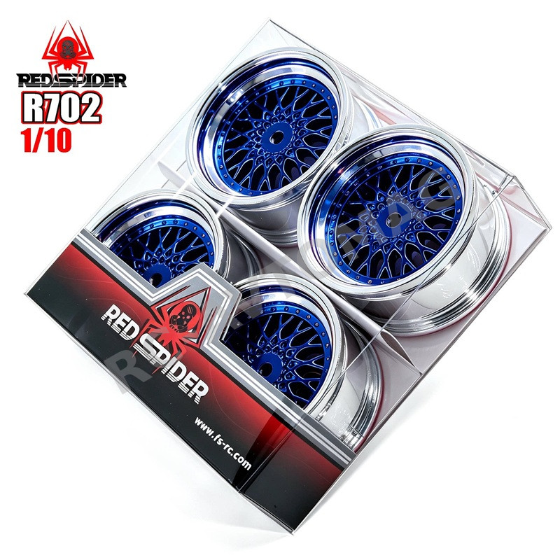 Диски пластиковые Red Spider (#R702BL) для RC-моделей в масштабе 1/10