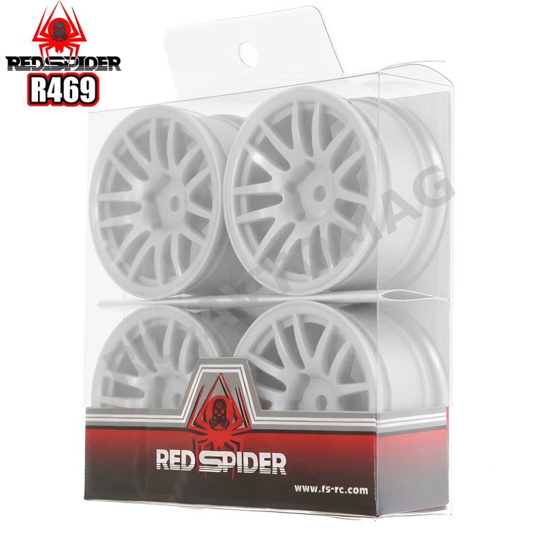Диски Red Spider (#R469W) литье для шоссейных, дрифт моделей в масштабе 1/10