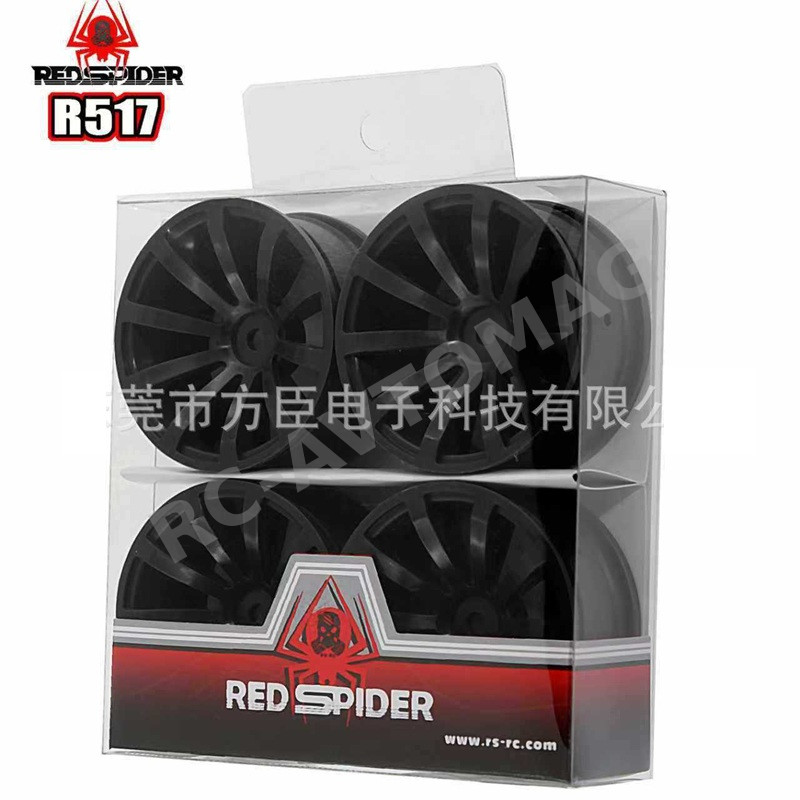 Диски Red Spider (#R517BK) литье для шоссейных, дрифт моделей в масштабе 1/10