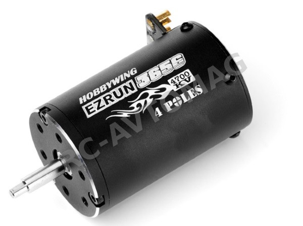 Бесколлекторный двигатель EZRUN (#HW-3656-4700KV-Black) 4700kV 1/10
