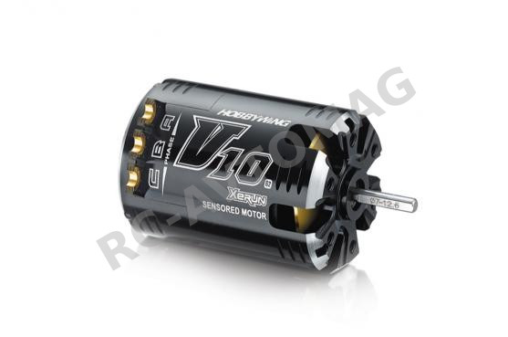 Бесколлекторный сенсорный двигатель Hobby Wing (#XERUN V10/17.5T) XERUN V10 Competition Motor 17.5T
