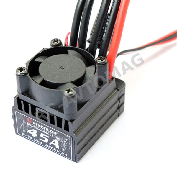 Бесколлекторный регулятор скорости Fly Color (#CW045003) ESC 45A