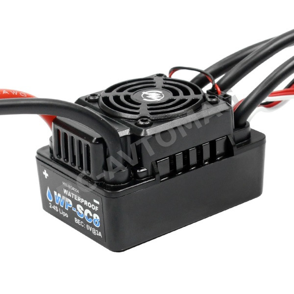 Бесколлекторный регулятор скорости Hobby Wing EZRUN (#WP-SC8) Waterproof 120A ESC