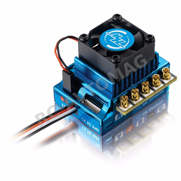 Бесколлекторный сенсорный регулятор скорости Hobby Wing (#XERUN-120A V2.1) Hobbywing XeRun Sensor 120A V2.1