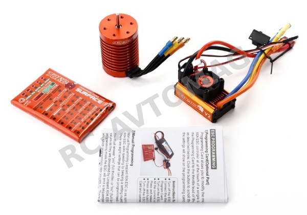 Комбо-набор Sky RC (#SK-300042-05) Leopard V2 60A ESC FOR 1/10 CAR 13T 3000KV