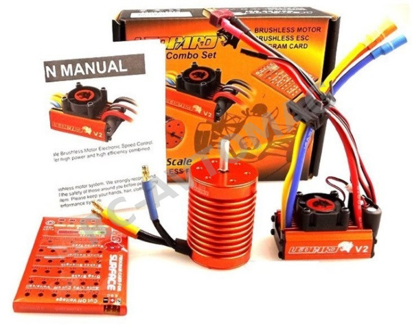 Комбо-набор Sky RC (#SK-300042-02) Leopard V2 60A ESC For 1/10 CAR 9T 4370KV