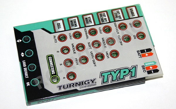 Программатор сервопривода Turnigy (#H4701) TY-P1 25Amp Brushless ESC Programming Card