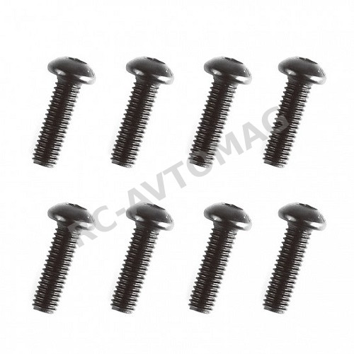 Винты RemoHobby (#F5202) hex socket button head (M2.5x8mm)