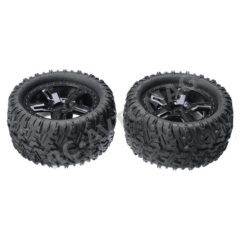 Колеса Remo Hobby (P6973) Rubber Tires Assembly For Desert Buggy Truck