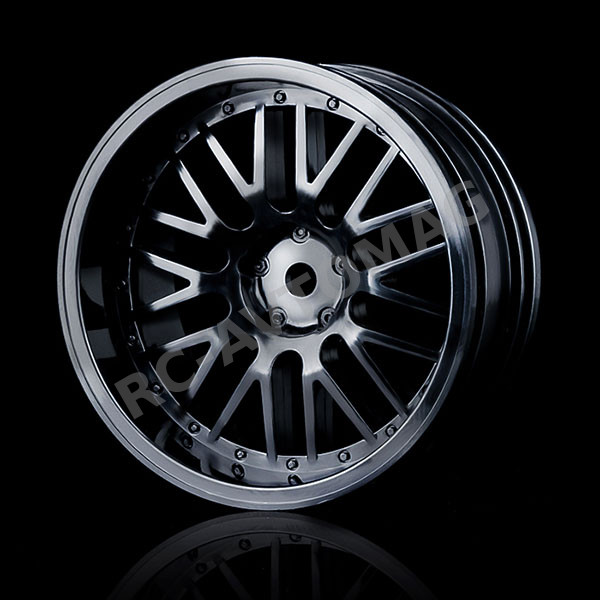 Диски MST (#102026BK) Black 10 Spokes 2 Ribs Wheel (+8) (4P)