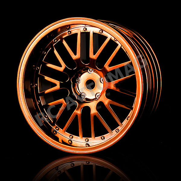 Диски MST (#102026C) Copper 10 Spokes 2 Ribs Wheel (+8) (4P)