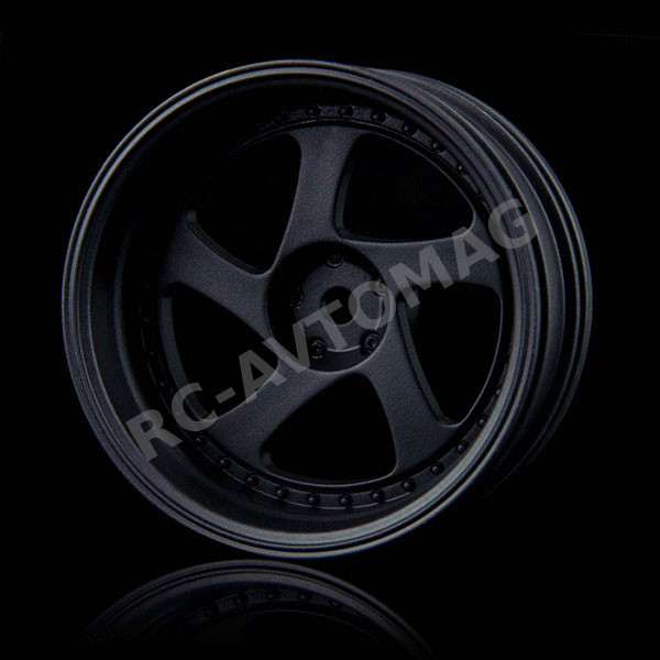 Диски MST (#102046FBK) Silver black TMB wheel (+11) (4)