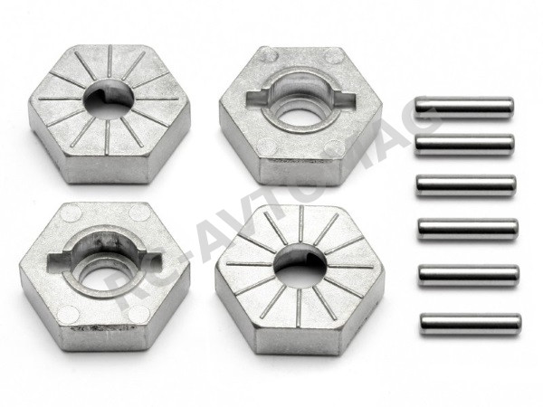 Хексы HPI-Racing (#86804) Racing Hex Wheel Hub 17 mm Silver Savage X