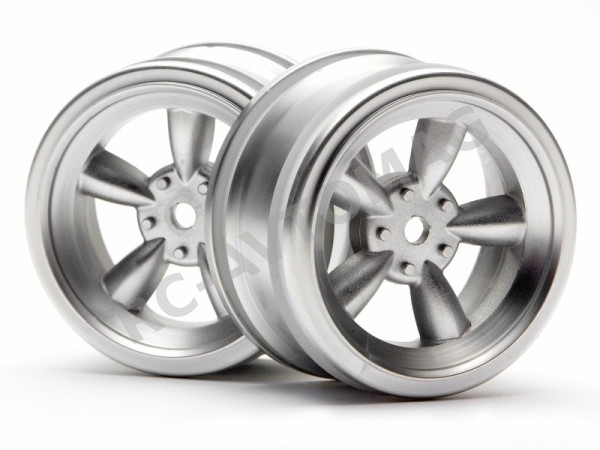 Диски HPI-Racing (#3815) Racing Vintage 5-Spoke Wheel 26mm Matte Chrome