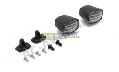 Световой набор HobbySoul (#HS523034) Fog light White (2pcs) 1/10