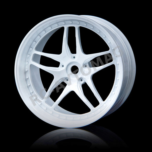 Диски MST (#102060W) White FB wheel (+5) (4)