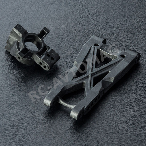 Рычаг с чашкой задней MST (#210070) HT Rear lower arm (4 holes) & wheel hub