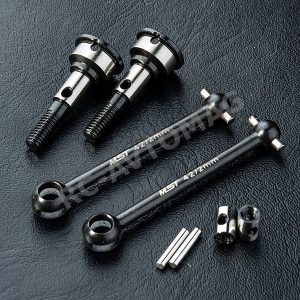 Привода передние MST (#210146) Steel CVD universal shaft set 42 (2)
