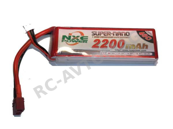 Аккумулятор Li-Po NXE (#NXE2200/40-2S) 7.4V 2200mAh 40С