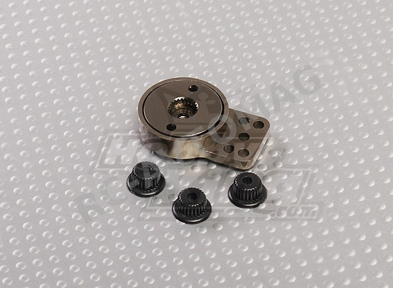 Сервосейвер HobbyKing (#23495) Titanium Color Aluminum Heavy Duty Servo S
