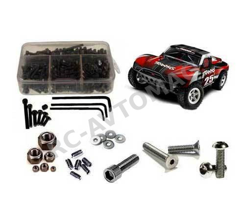 Набор винтов RC Screwz (#RCZTRA033) Stainless Steel Screw Kit Traxxas Slash