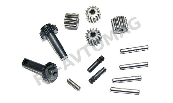 Планетарные шестерни Traxxas (#2382) Planet Gears & Shafts /Sun Gears & Alignment