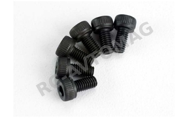 Винты Traxxas (#TRX2554) 3x6mm Cap Hex Screws