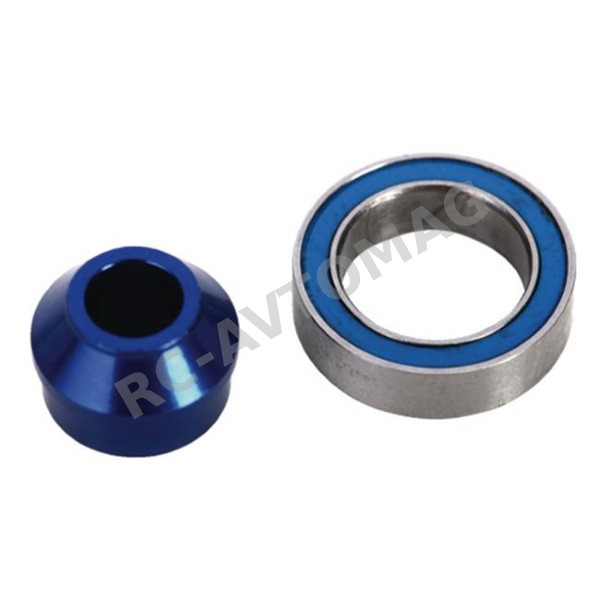 Подшипник со втулкой Traxxas (#TRA6893X) Aluminum Slipper Shaft Bearing Adapter with Bearing 10x15x4mm