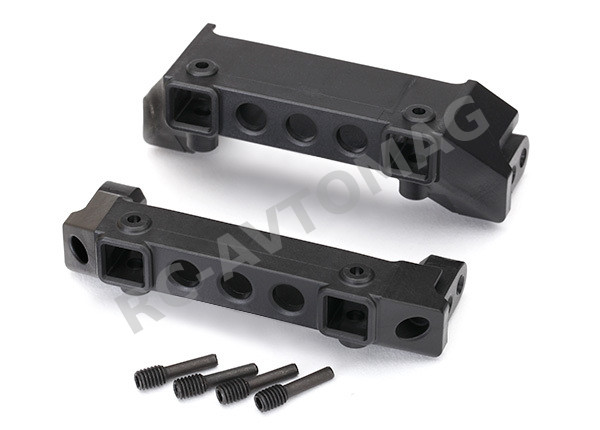 Планка бампера Traxxas (#TRA8237) Bumper Mounts Front & Rear with Screw Pins (4)
