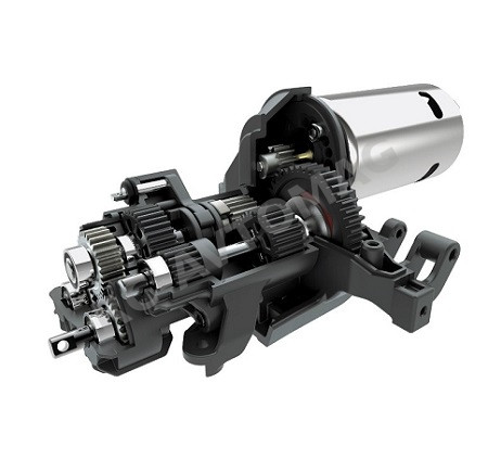 Шестерни дифференциала Traxxas (#TRA8281/82/79/91/90) Gearbox Housing+Motor Plate & Upper Spur Gear Cover + Differential Ring Gear and Pinion Gear+ Differential Gear Set