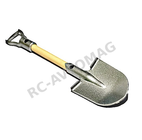 Лопата масштабная RC4WD (#Z-S0452) Boulder Metal Scale Shovel with D-Grip (Wood)