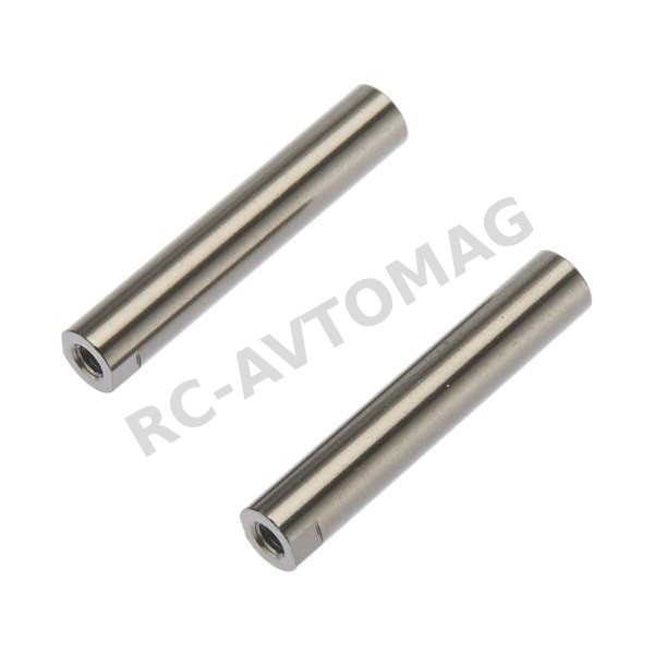 Тяги на рулевую Axial (#AX30517) Axial Threaded Aluminum Pipe 6x33mm Grey