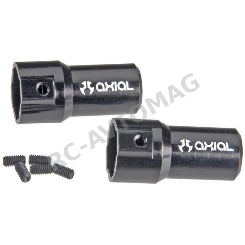 Ступицы задние Axial (#AX30394) Aluminum Rear Axle Lockout Scorpion