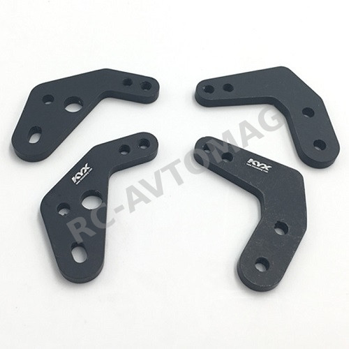 Крепление амортизаторов KYX (#S18038) Alluminum adjustable shock absorber bracket for Axial SCX10 II