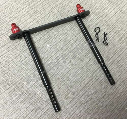 Крепление кузова KYX (#S17018) Fixing the car shell carbon fiber plate plus aluminum alloy for the axial scx10-ll 90046