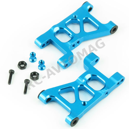 Рычаги передние Yeah Racing (#XV01-001BU) Front Arm Set Aluminum Blue for Tamiya XV-01