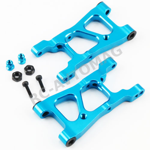 Рычаги задние Yeah Racing (#XV01-002BU) Rear Arm Set Aluminum Blue For Tamiya XV-01