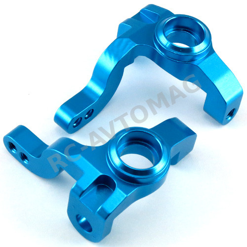 Кулаки поворотные Yeah Racing (#XV01-006BU) Front Knuckle Arm Aluminum Blue for Tamiya XV-01