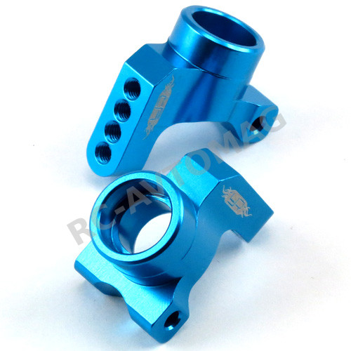 Чашки задние Yeah Racing (#XV01-007BU) Rear Hub/Knuckle Arm Aluminum Blue For Tamiya XV01