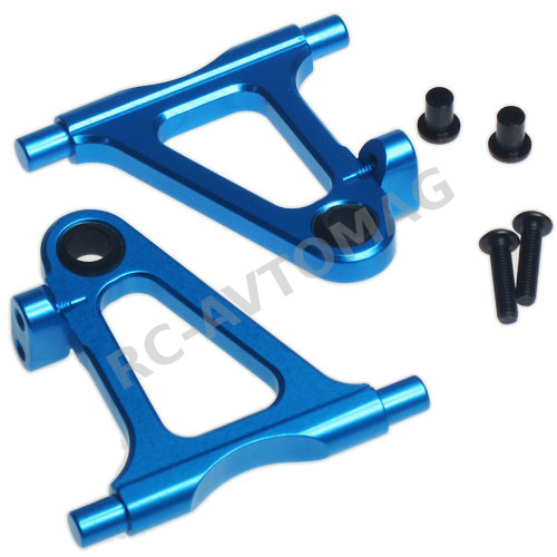 Рычаги передние Yeah Racing (#TT02-001BU) Aluminum Front Lower Arm Set For Tamiya TT02