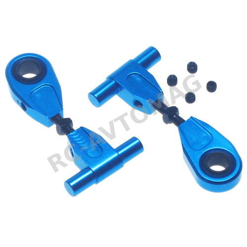 Рычаги задние Yeah Racing (#TT02-003BU) Aluminum Adjustable Front Upper Arm Set For Tamiya TT02