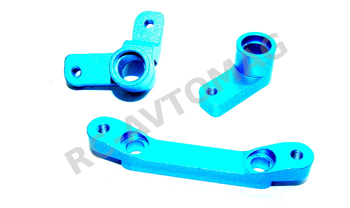 Рулевая трапеция Yeah Racing (#DF03-042BU) Alloy Bearing Steering Set (BU) For DF