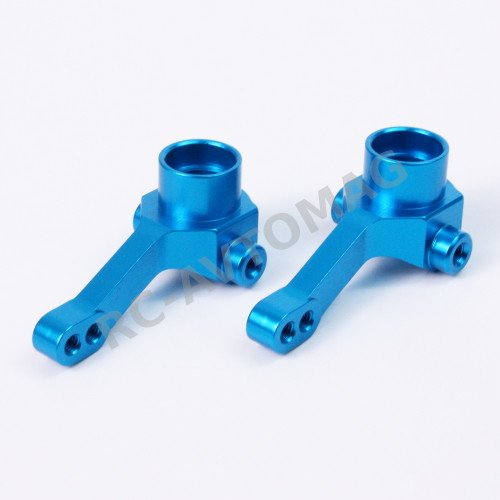 Кулаки поворотные Yeah Racing (#FF03-006BU) Aluminum Front Knuckle Arm 2pcs BU for Tamiya FF03