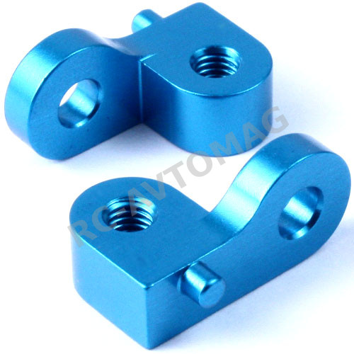 Алюминиевое крепление Yeah Racing (#CC01-008BU) Aluminum Front Upper Damper Mount BU for Tamiya CC01